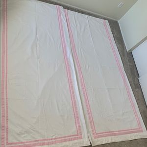 Pottery Barn Kids Pink Harper Blackout 2 Curtains